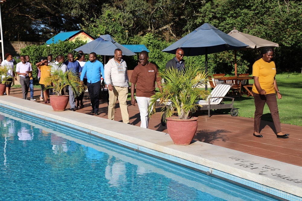 What an induction....The second batch emerg from a rigorous induction exercise shortly before officially reporting to work.