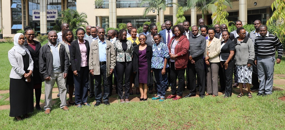 We are now better equipped.....Group two of KDIC staff pose for a photo following their training at KSMS.